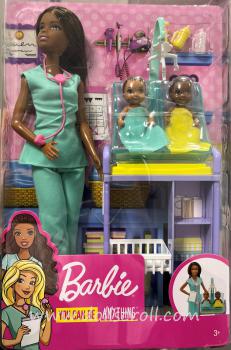 Mattel - Barbie - I Can Be - Baby Doctor - African American - кукла